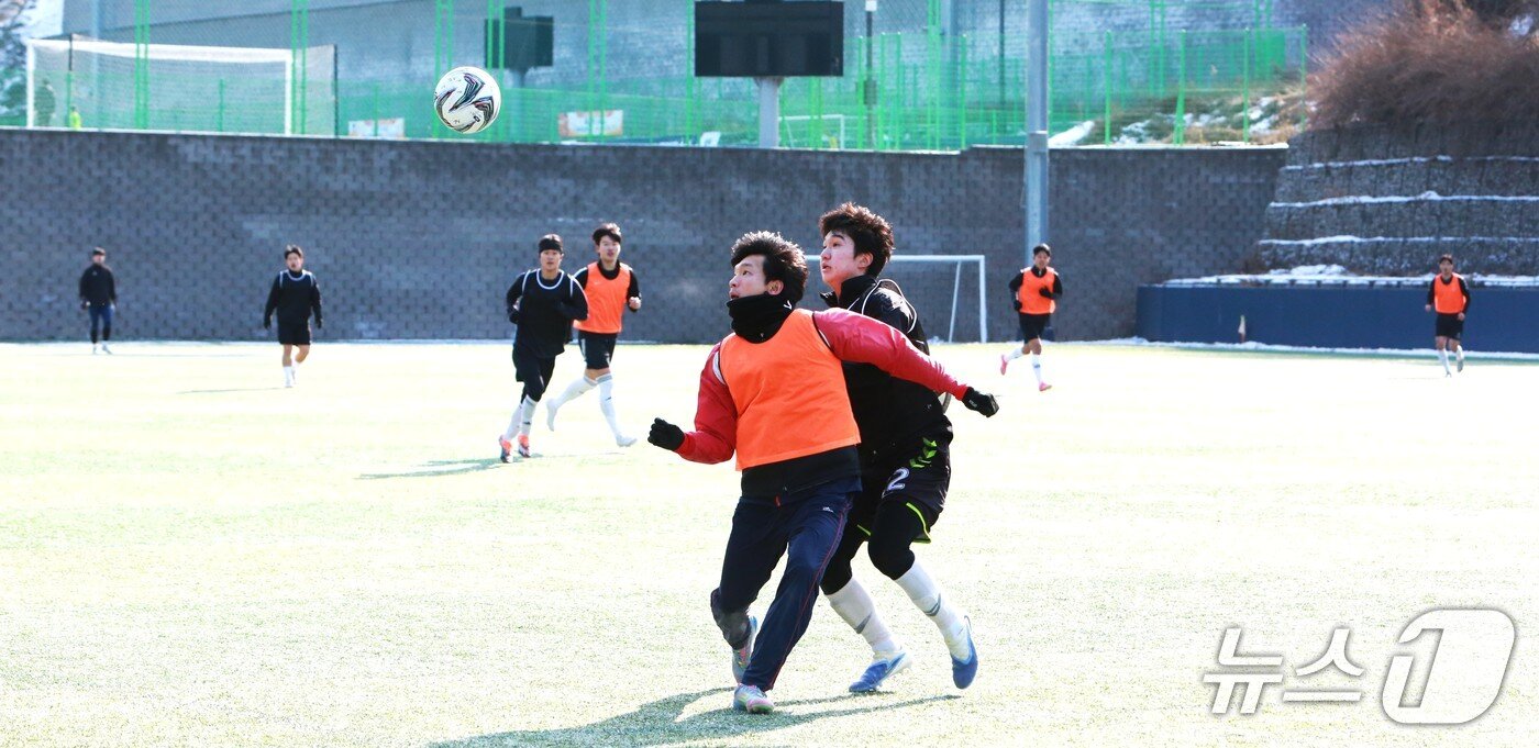 본문 이미지 - 선수 선발 공개 테스트 현장. /2026.1.14/뉴스1  손도언 기자