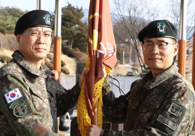 이동식 육군 신임 36보병사단장 취임…"군 본연의 임무 충실"