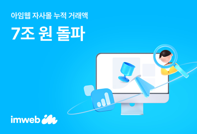 자사몰 솔루션 아임웹, 누적 거래액 7조원 돌파