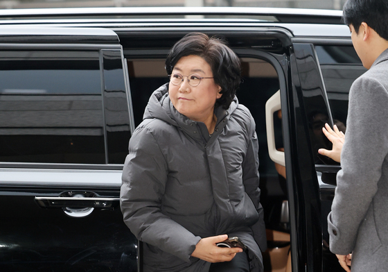 청문회 준비 사무실 출근하는 이혜훈 후보자