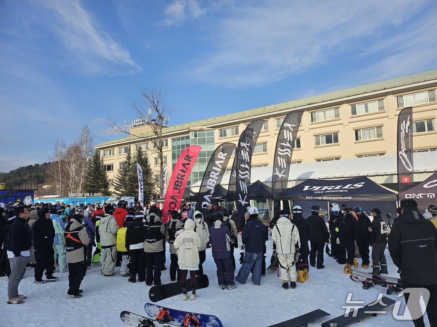 본문 이미지 - 지난 시즌 윈터 브랜드 페스타.(휘닉스파크 제공, 재판매 및 DB 금지) 2026.1.15/뉴스1