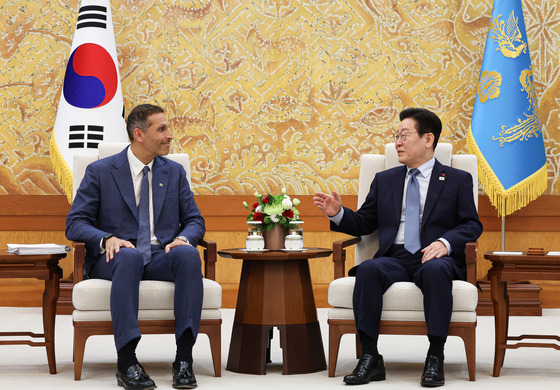 이재명 대통령 'UAE 행정청장 접견'