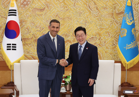 이재명 대통령 'UAE 행정청장 접견'