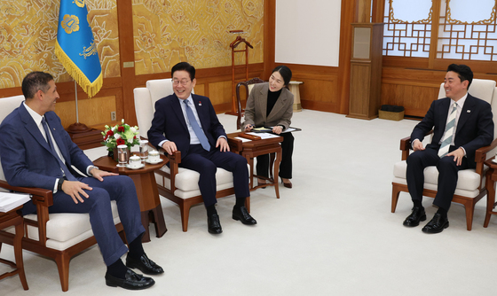 이재명 대통령, UAE 행정청장 접견