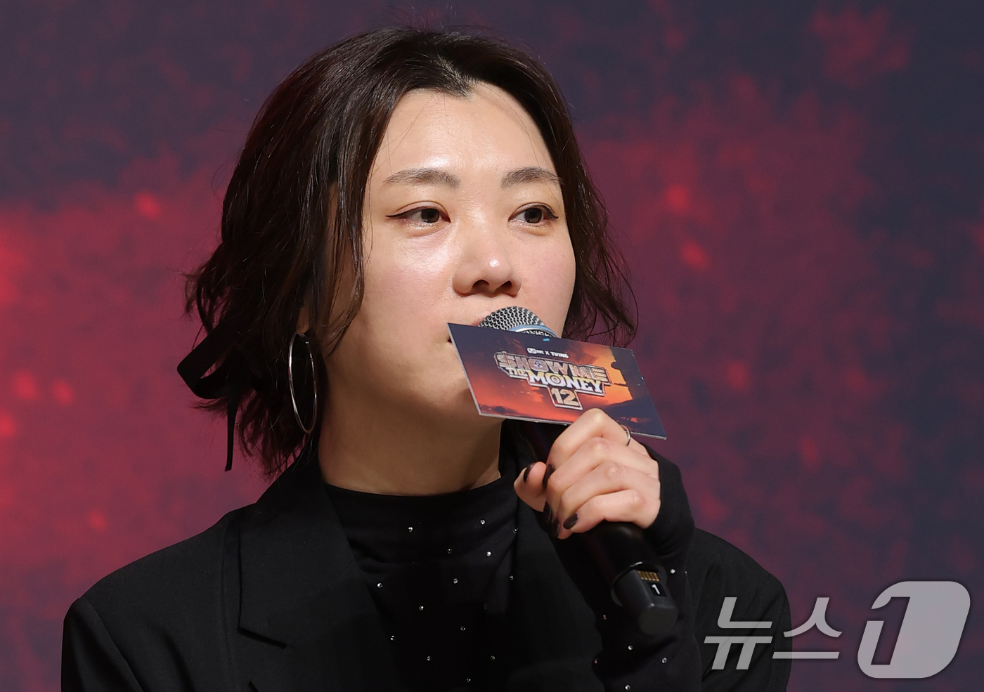 (서울=뉴스1) 권현진 기자 = 최효진 CP가 15일 오전 서울 강남구 엘리에나호텔에서 열린 Mnet ‘쇼미더머니12’ 제작발표회에 참석해 인사말을 하고 있다. 2026.1.15/ …