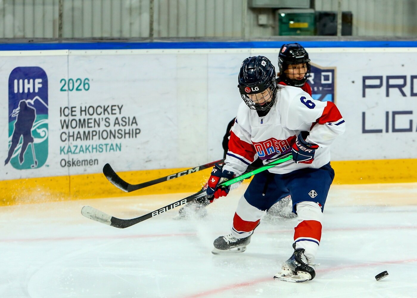 본문 이미지 - 아이스하키 국가대표팀 경기 모습(LG 제공). ⓒ 뉴스1