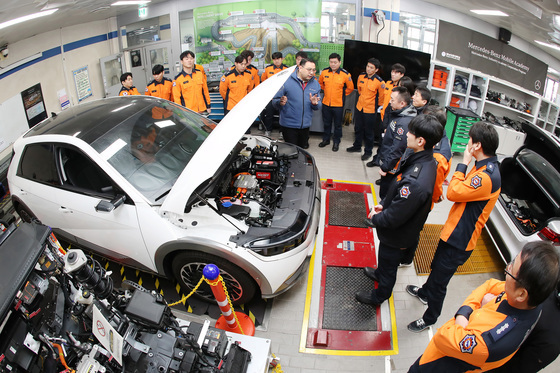 대구소방, 영남이공대서 전기차 화재진압 역량 강화 교육