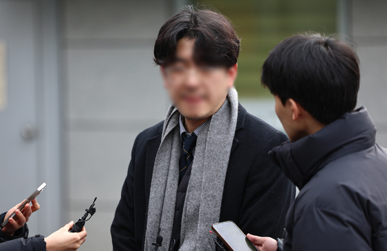 '성추행 의혹' 장경태 고소 여성 전 남친, 경찰 출석