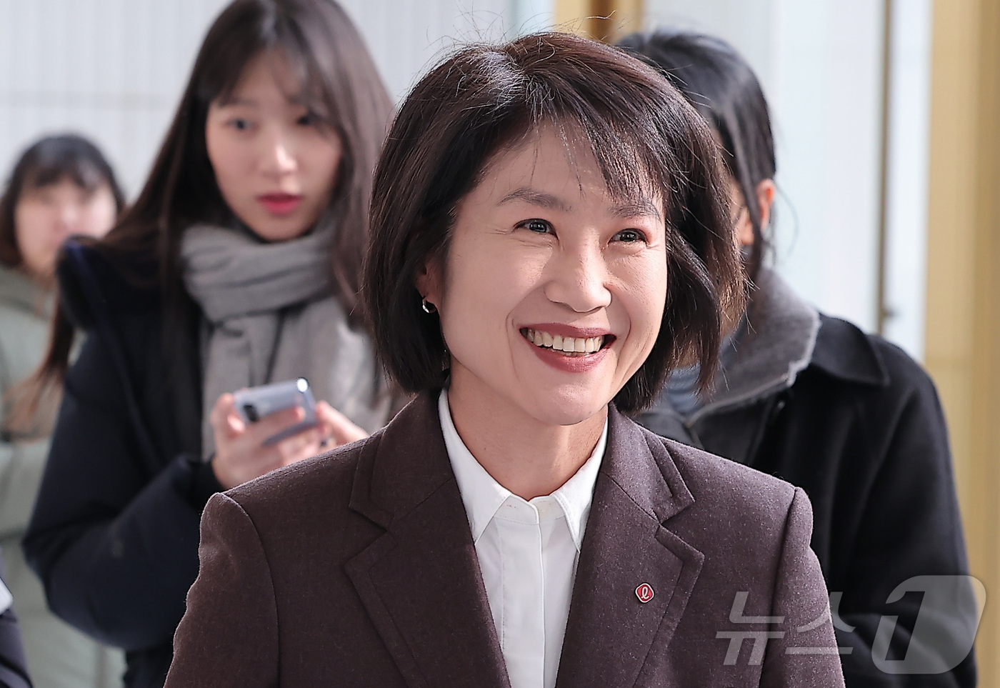 (서울=뉴스1) 김성진 기자 = 김덕희 대홍기획 대표이사가 15일 서울 송파구 롯데월드타워에서 열리는 2026 상반기 롯데 VCM(Value Creation Meeting, 사장단 …