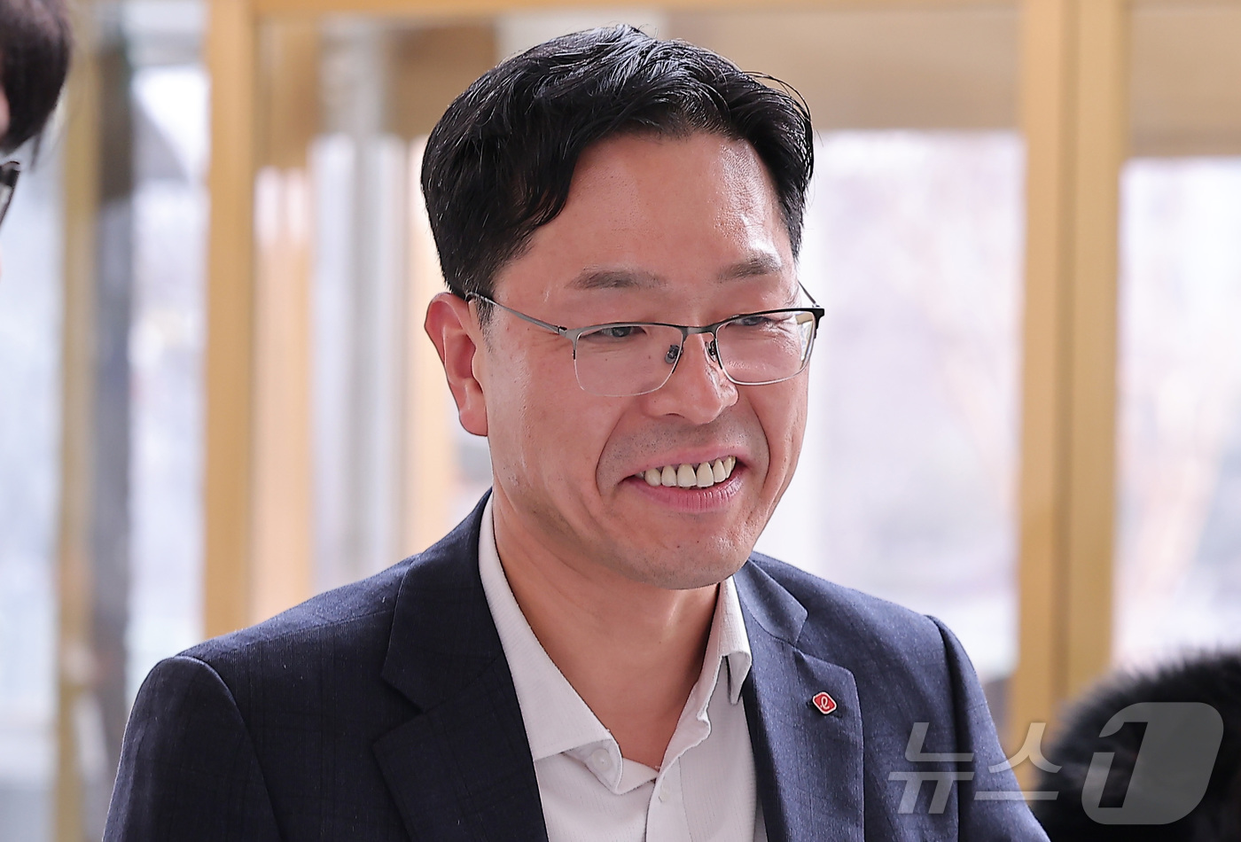 (서울=뉴스1) 김성진 기자 = 주우현 롯데케미칼 첨단소재사업 대표이사가 15일 서울 송파구 롯데월드타워에서 열리는 2026 상반기 롯데 VCM(Value Creation Meet …