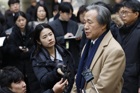 2심 결과 입장 밝히는 정기석 국민건강보험공단 이사장