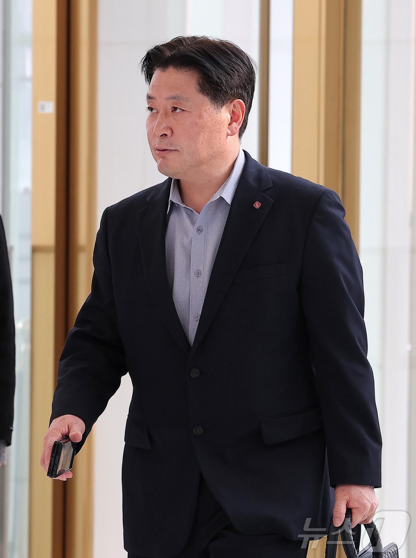 (서울=뉴스1) 김성진 기자 = 이원택 롯데GRS 대표이사가 15일 서울 송파구 롯데월드타워에서 열리는 2026 상반기 롯데 VCM(Value Creation Meeting, 사장 …