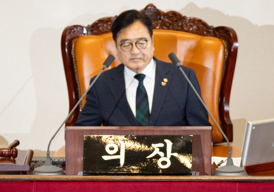 운영위원장 당선인사하는 한병도 민주당 원내대표