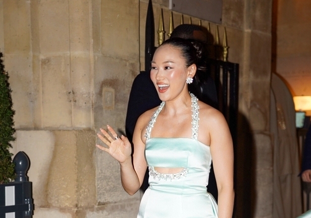 '손숙 손녀' 하예린, 과감한 민트색 드레스…우아한 그녀 [N해외연예]