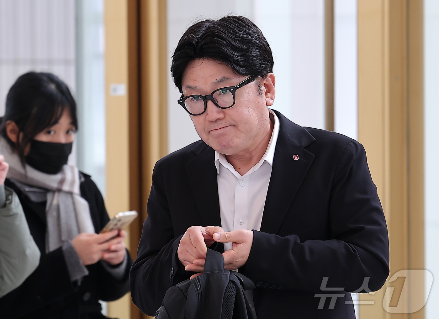 (서울=뉴스1) 김성진 기자 = 박재영 롯데JTB 대표가 15일 서울 송파구 롯데월드타워에서 열리는 2026 상반기 롯데 VCM(Value Creation Meeting, 사장단회 …