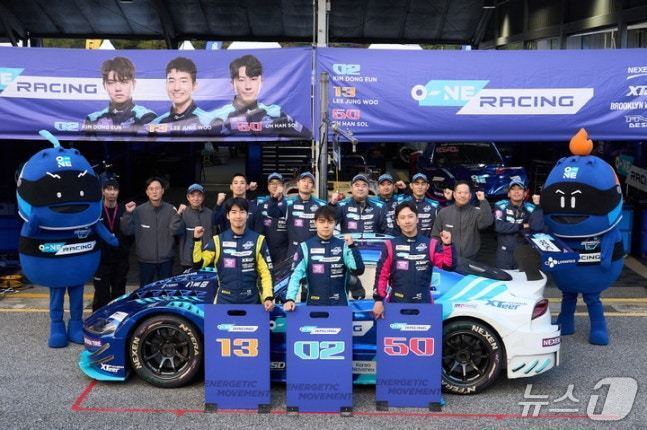 본문 이미지 - CJ대한통운 오네 레이싱팀. (CJ대한통운 제공)