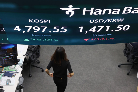 "10연속 사상 최고" 천장 뚫은 코스피…4800선 초읽기[시황종합]