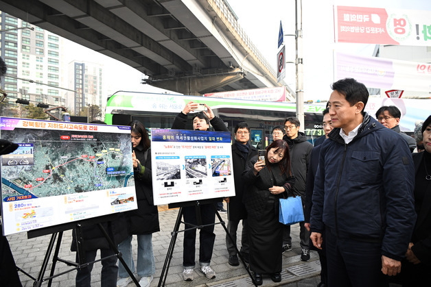 오세훈 "유진상가 일대 서북부 새 중심지로 거듭날 것"