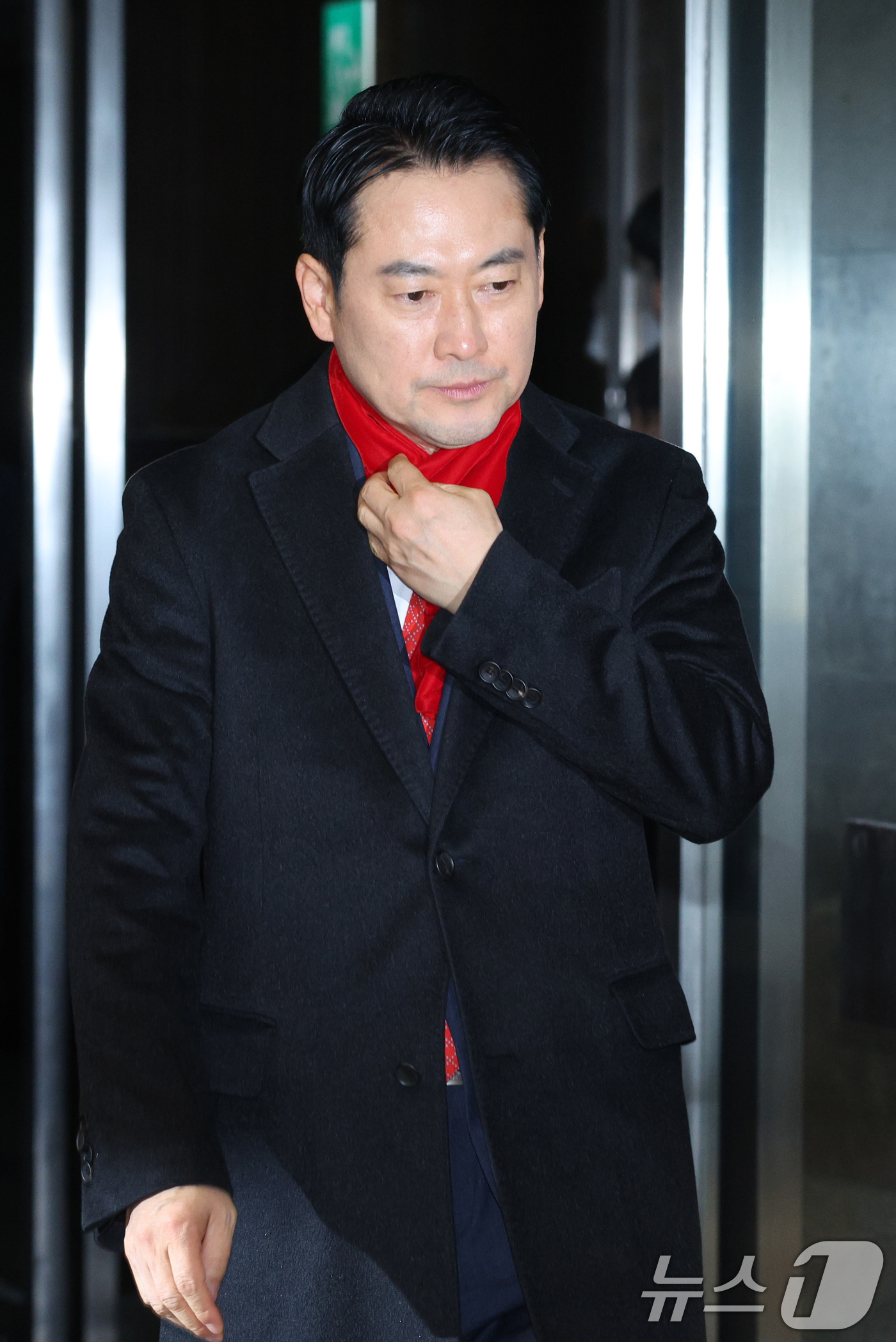 (서울=뉴스1) 신웅수 기자 = 장동혁 국민의힘 대표가 15일 서울 여의도 국회 로텐더홀에서 더불어민주당의 통일교 및 공천뇌물 특검 수용을 촉구하는 단식에 돌입하고 있다. 2026 …