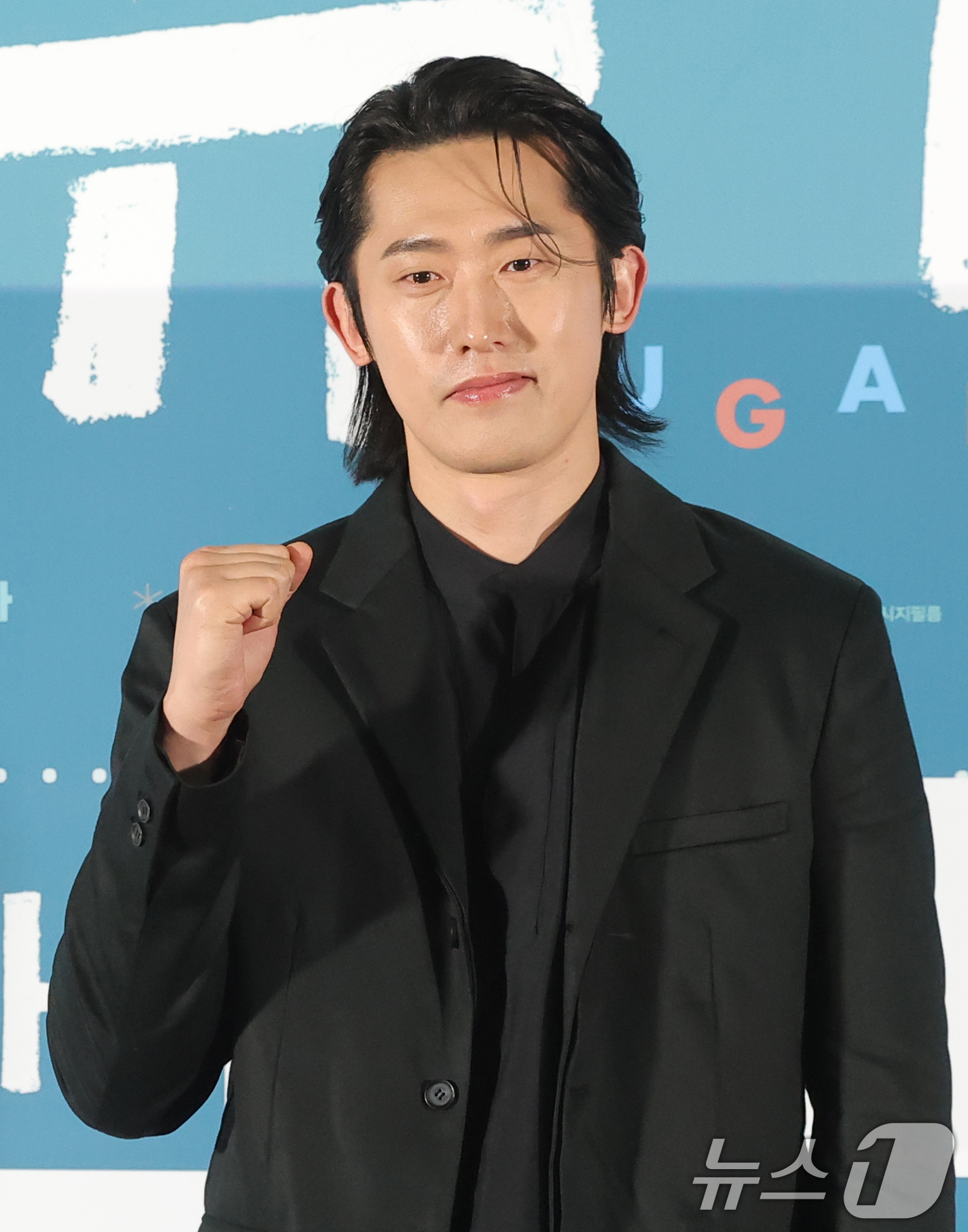 (서울=뉴스1) 권현진 기자 = 배우 민진웅이 15일 서울 광진구 롯데시네마에서 열린 영화 ‘슈가'(감독 최신춘) 언론시사회에 참석해 포즈를 취하고 있다.'슈가'는 모성애를 넘어선 …