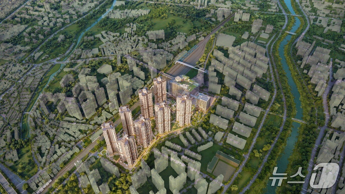 본문 이미지 - 서울원 아이파크 조감도 (HDC현대산업개발 제공)/뉴스1 ⓒ News1