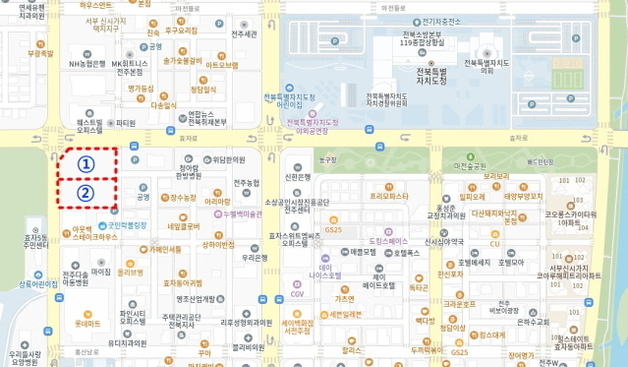 "주차 숨통" 전주 서부신시가지 유휴부지에 임시주차장 조성