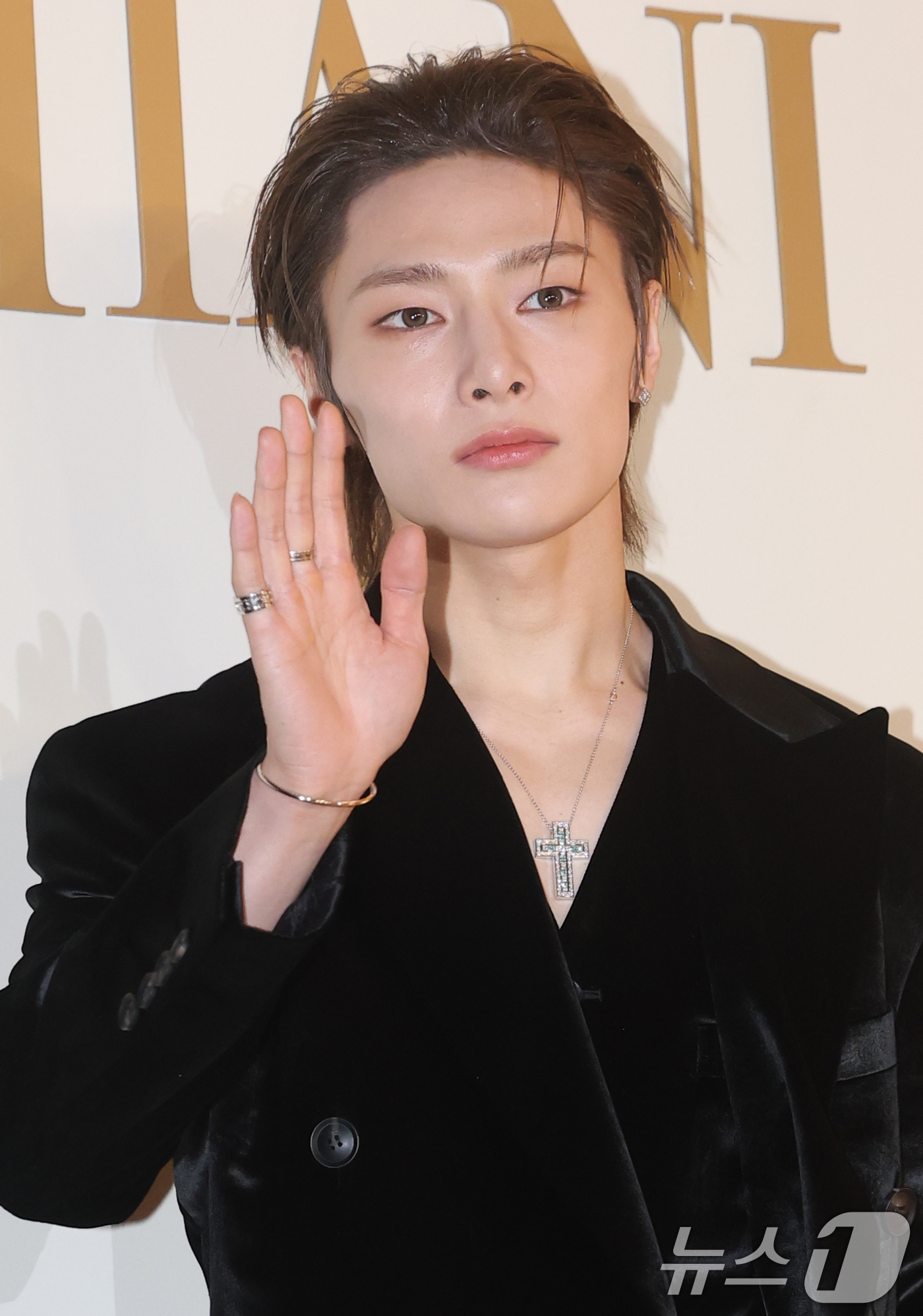 (서울=뉴스1) 권현진 기자 = 스트레이 키즈 아이엔이 15일 서울 강남구 청담동 다미아니(Damiani) 플래그십 스토어에서 열린 ‘까사 다미아니 청담(Casa Damiani C …