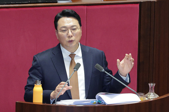 2차 종합특검법 무제한 토론하는 천하람