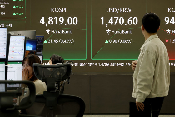 '진격의 코스피' 11거래일 연속 상승세…첫 4800선 돌파[개장시황]