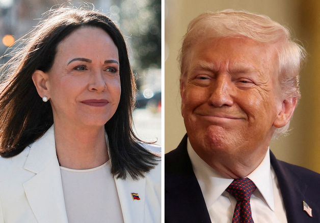 베네수 마차도, 트럼프에 '노벨상 메달' 건네자…노르웨이 '격분'