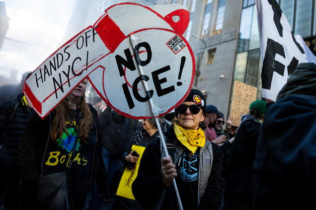 [포토] "전쟁도, 왕도, ICE도 안 된다"