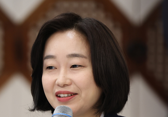 발언하는 김재연 진보당 상임대표