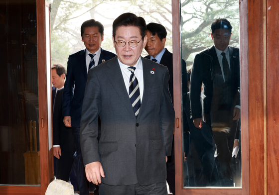 이재명 대통령, 정당 지도부 초청 오찬 참석