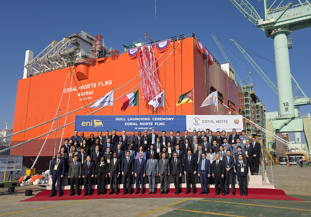 삼성중공업, '코랄 노르트' 진수식…"매년 FLNG 1~2기 확보"