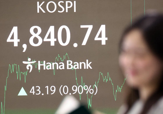 사상 최고치 기록한 코스피 지수