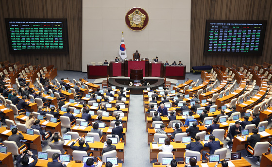 與 주도 2차 종합 특검법 가결