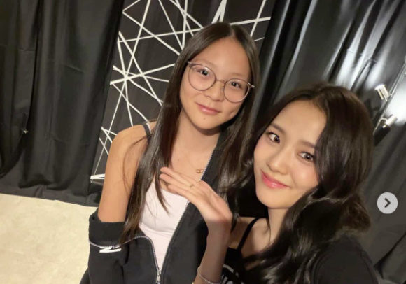 추사랑, 블랙핑크 지수 만났다…야노 시호 "보기 드물게 굉장히 긴장해"