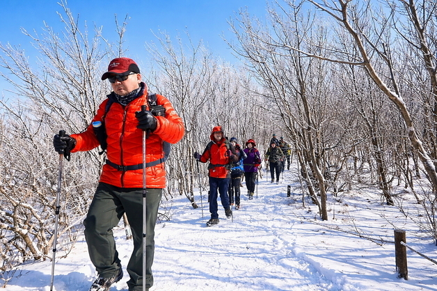 \'천상의 화원\' 인제 곰배령 겨울 트레킹
