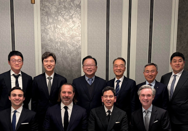 정용진 회장 등 록브리지네트워크 이사진 한자리에…"한미협력 강화에 힘"