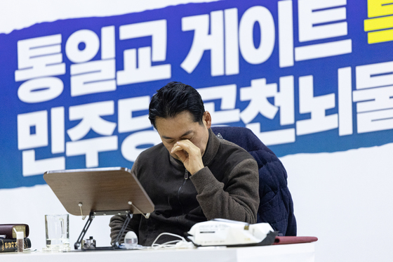 쌍특검 촉구하는 장동혁 대표 '단식 4일차'