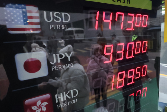 1500원 위협하는 환율