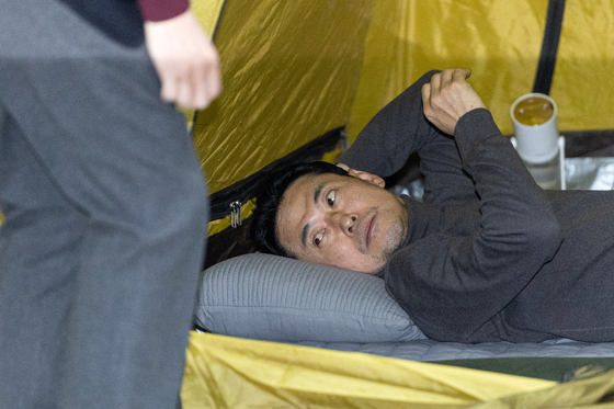 휴식 취하는 장동혁 대표