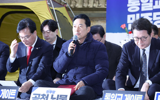 '단식 5일' 장동혁 "멈추면 미래 없다"…황교안도 방문(종합)