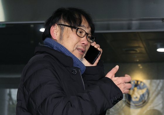 서울경찰청 공공범죄수사대 찾은 김순환 사무총장