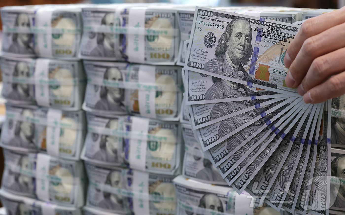 (서울=뉴스1) 김성진 기자 = 환리스크에 노출된 우리나라의 달러자산 규모가 외환시장 규모의 25배에 달한다는 국제통화기금(IMF)의 경고가 나왔다.18일 IMF가 발간한 '글로벌 …