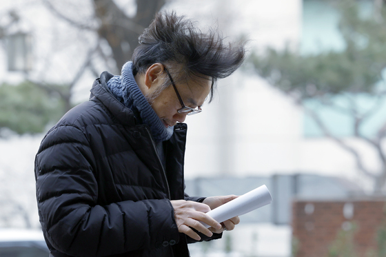 기자회견 준비하는 김순환 서민민생대책위원회 사무총장