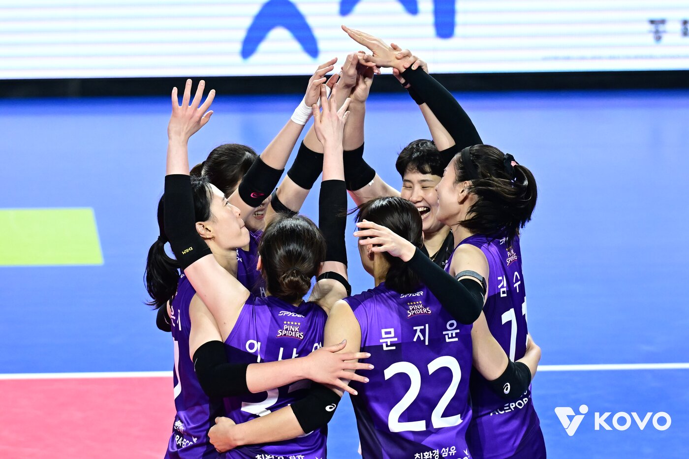 본문 이미지 - 외국인선수 없이 대역전극을 일궈낸 흥국생명. (KOVO 제공)