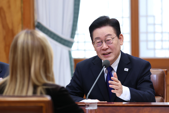 이탈리아 확대회담 발언하는 이재명 대통령