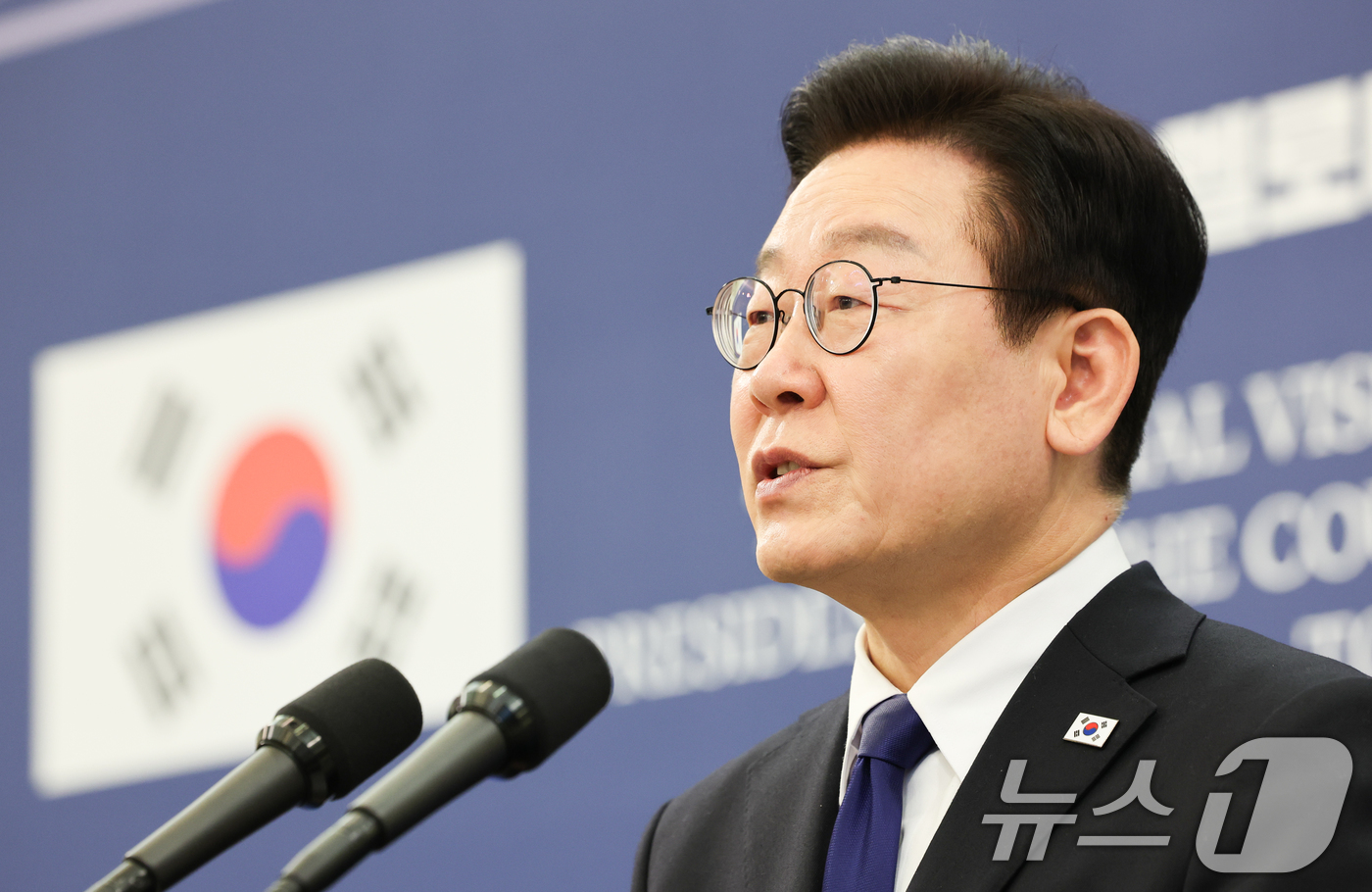 (서울=뉴스1) 이재명 기자 = 이재명 대통령과 조르자 멜로니 이탈리아 총리가 19일 청와대에서 정상회담 후 공동언론발표를 하고 있다. 2026.1.19/뉴스1