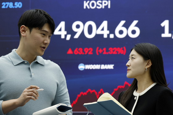 코스피, 4900선 안착